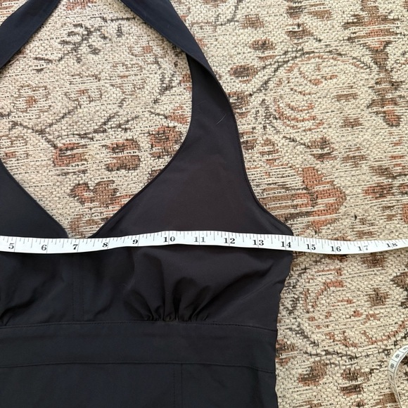 Athleta Womens Black Stretch Athleisure Dress Mini Length Long Sleeve Size S - Picture 8 of 11